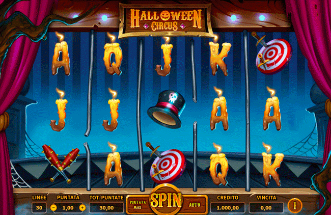 Геймплей Halloween Circus