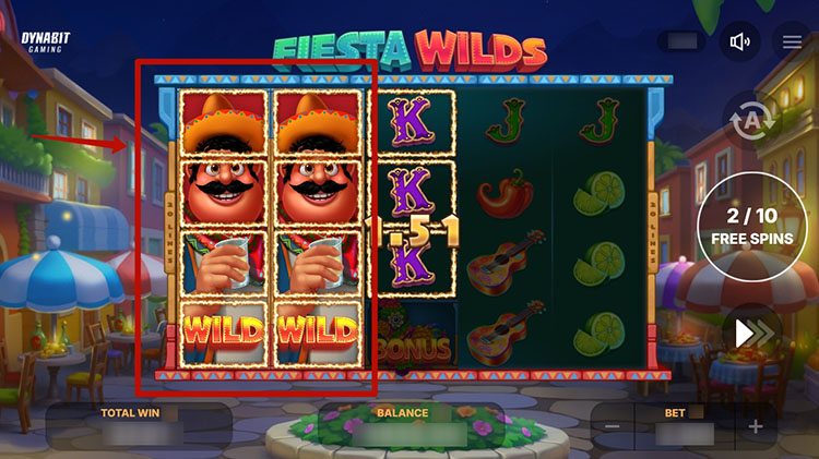 Интерфейс слота