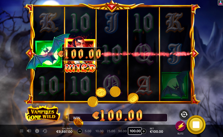 Выигрыш Vampires Gone Wild