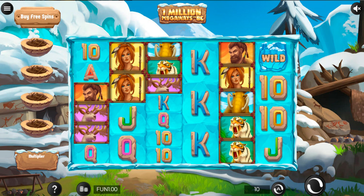Дизайн слота 1 Million Megaways BC