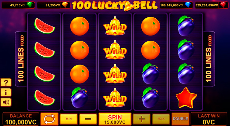 Игровое поле 100 Lucky Bell