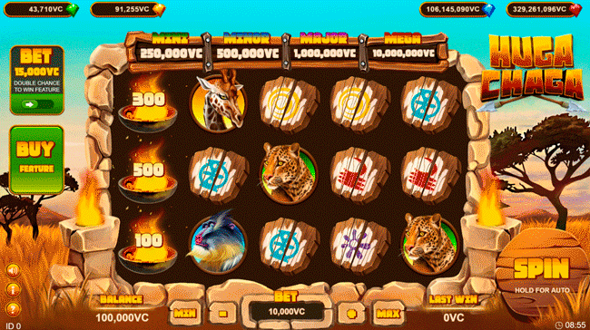 Выигрыш Huga Chaga