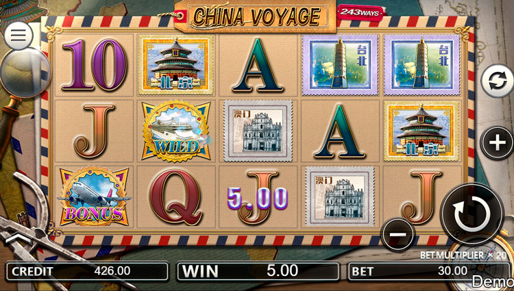 Выигрыш в слоте China Voyage