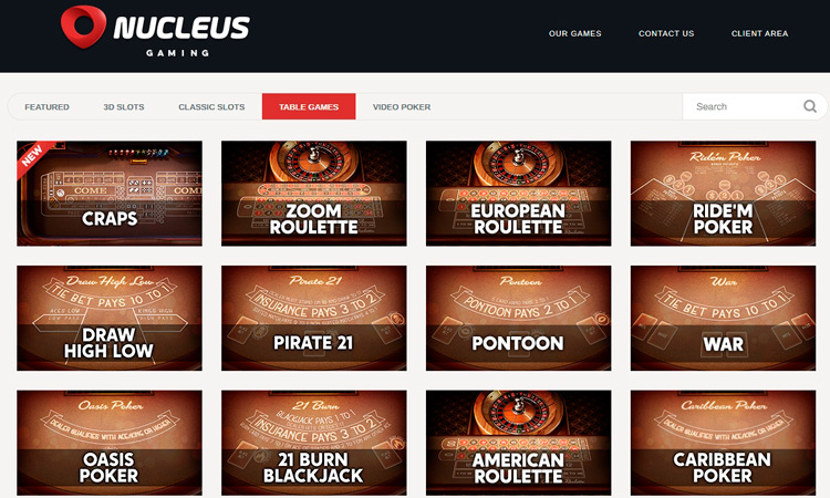 Настольные игры Nucleus Gaming