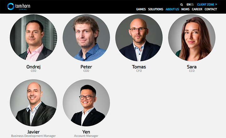 Вкладка «О нас»‎