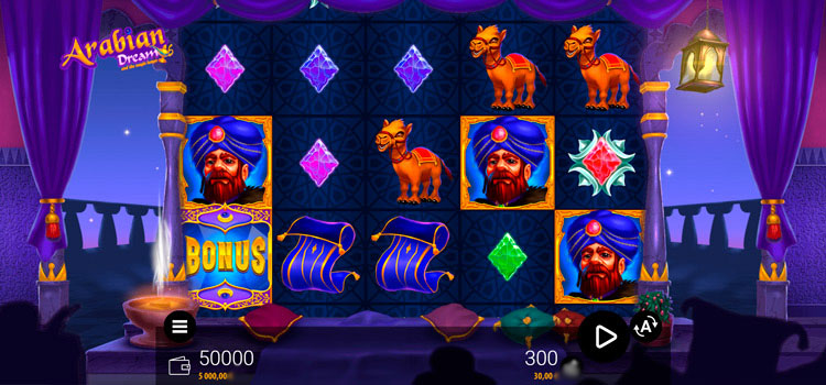 Дизайн игры Arabian Dream