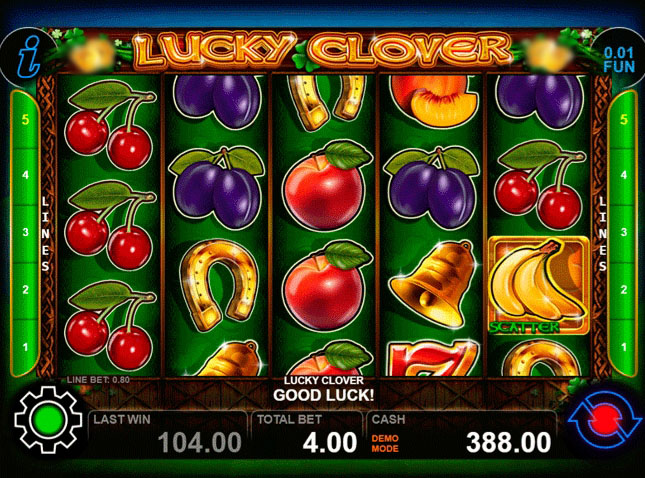 Игровой процесс слота Lucky Clover