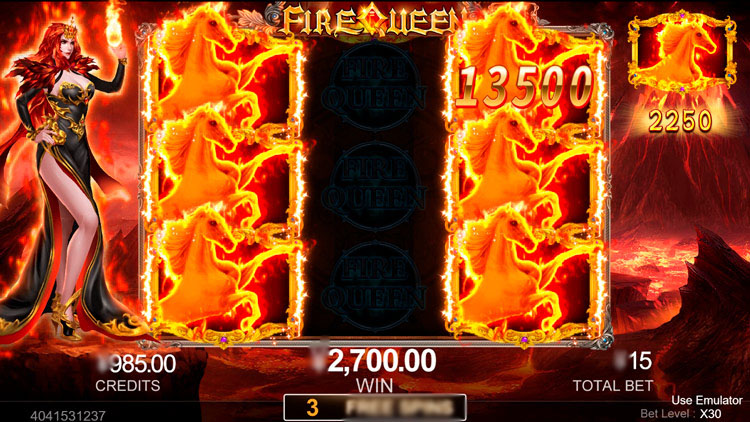Выигрыш в автомате Fire Queen