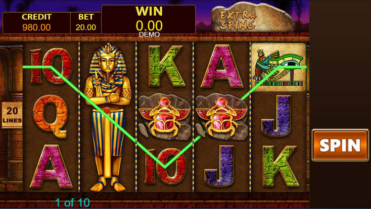 Выигрышная линия Egypt