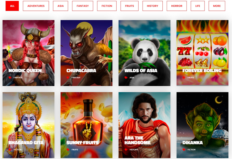 Слоты на сайте 5men